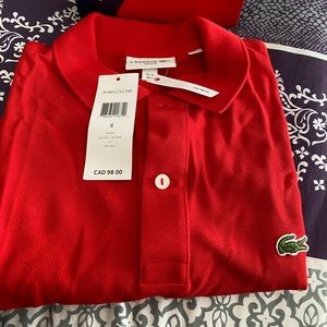 Lacoste T-shirt/Expresso mugs